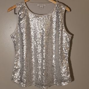 🌹Liz Claiborne squins shirt